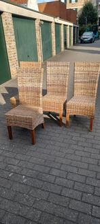 Mooie rieten stoelen., Tuin en Terras, Tuinstoelen, Ophalen, Gebruikt