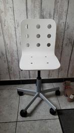 Ikea kinder bureaustoel, Huis en Inrichting, Ophalen, Gebruikt, Wit, Bureaustoel