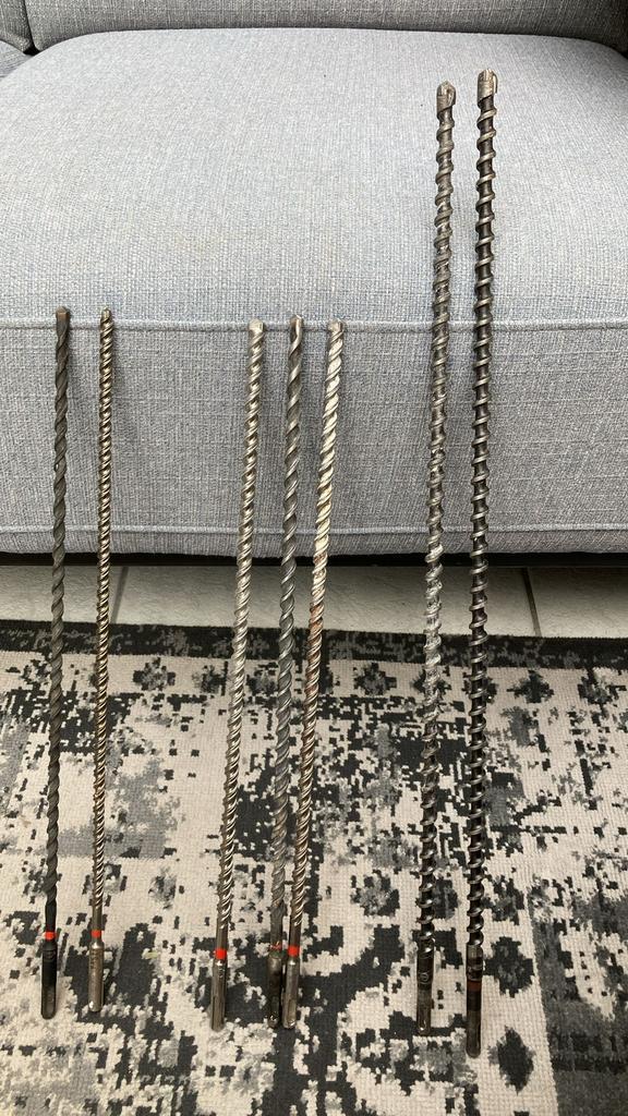 Forets pour perceuse à percussion Hilti, Bricolage & Construction, Outillage | Foreuses, Comme neuf, Perceuse, 600 watts ou plus