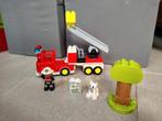 Duplo brandweerauto 10969 compleet, Kinderen en Baby's, Speelgoed | Duplo en Lego, Ophalen of Verzenden, Zo goed als nieuw, Complete set