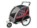 Remorque vélo ou poussette, Fietsen en Brommers, Ophalen, Opvouwbaar, 20 tot 40 kg, Zo goed als nieuw
