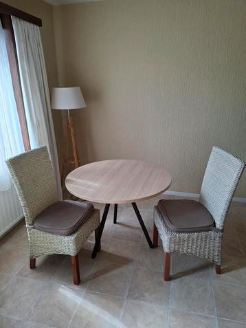 👍Doit partir Urgent 9chaises en osier  INFO TABLE VENDU  beschikbaar voor biedingen