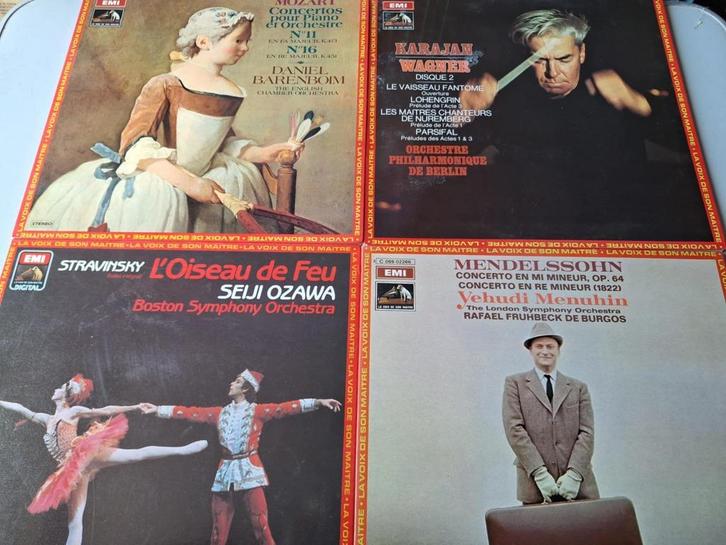 40 x Lp's Vinyl Emi - La Voix De Son Maître Classical, Cd's en Dvd's, Vinyl | Klassiek, Gebruikt, Classicisme, Kamermuziek, 12 inch