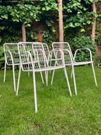 Heel mooie set vintage EMU tuinstoelen in prima staat, Tuin en Terras, Tuinstoelen, Gebruikt, Ophalen of Verzenden, Metaal, Stapelbaar