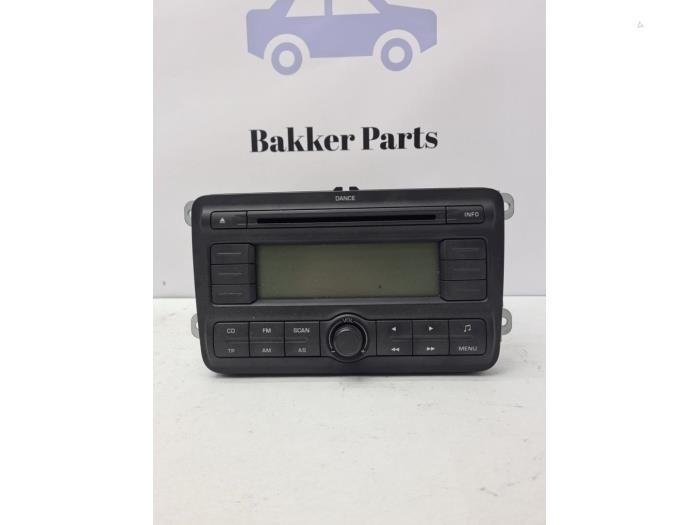 Radio/Lecteur CD d'un Skoda Fabia, Autos : Pièces & Accessoires, Électronique & Câbles, Skoda, Utilisé, 3 mois de garantie