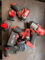 Milwaukee tools met batterijen, Doe-het-zelf en Bouw, Gereedschap | Boormachines, Ophalen, Zo goed als nieuw