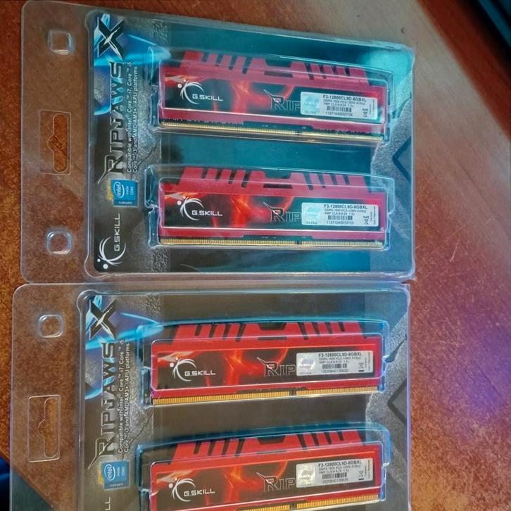 Mémoires DDR 3, Informatique & Logiciels, Mémoire RAM, Comme neuf, Desktop, 16 GB, DDR3, Enlèvement ou Envoi