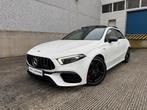 Mercedes-Benz A 45 AMG S 4Matic+ Pano|Camera|Burmestre, Auto's, Bluetooth, 4 cilinders, Zwart, 5 zetels