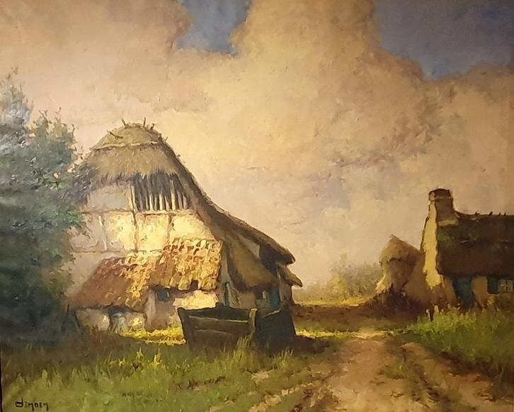 olieverfschilderij Albert Demoen, Antiek en Kunst, Kunst | Schilderijen | Klassiek, Ophalen