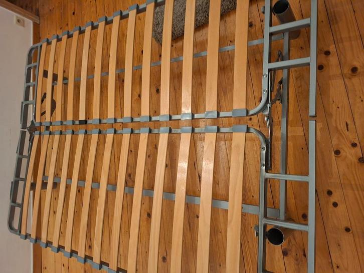 zetelbed Ikea, lattenbodem + matras, Huis en Inrichting, Slaapkamer | Matrassen en Bedbodems, Zo goed als nieuw, Matras, Ophalen