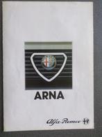 Alfa Romeo Arna Brochure, Boeken, Auto's | Folders en Tijdschriften, Verzenden, Alfa Romeo