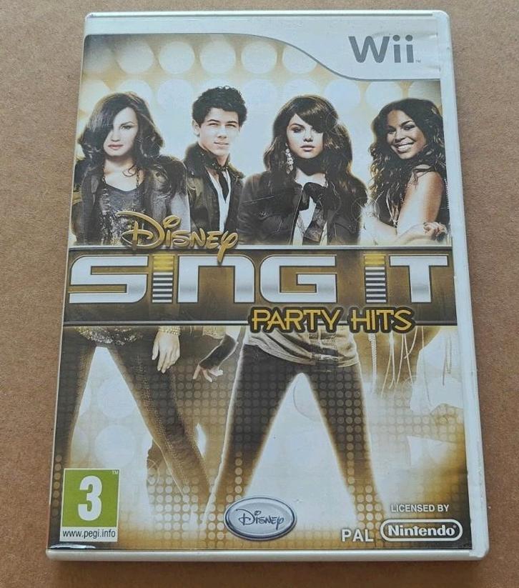 Disney Sing It: Party Hits Wii + Disney Microfoon Interactiv, Games en Spelcomputers, Games | Nintendo Wii, Gebruikt, Muziek, Vanaf 3 jaar