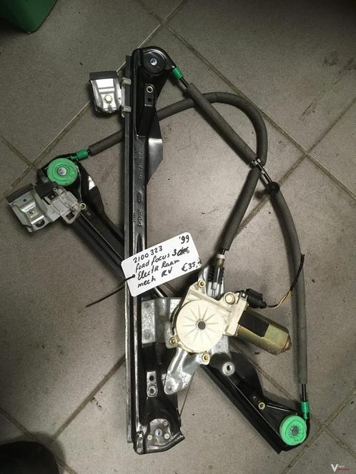 Ford focus 3 dr 1999 electr raammech. rechtsvoor, Auto-onderdelen, Ruiten en Toebehoren, Gebruikt, Ophalen of Verzenden
