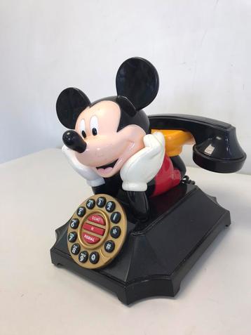 Téléphone Disney Mickey Mouse, Enlèvement ou Envoi, Mickey Mouse, Utilisé, Statue ou Figurine