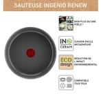Casserole Tefal NEUVE Ingenio Renew On L2603502 Sau, Maison & Meubles, Cuisine | Casseroles & Poêles, Autres matériaux, Plaque céramique