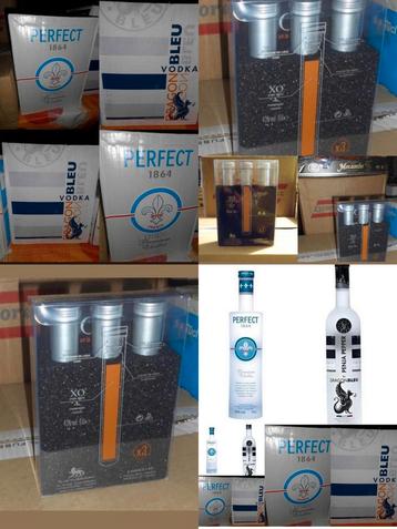 ✓Grote Set XO COGNAC A. de FUSSIGNY3x3cl + 12 x 70cl Vodka's beschikbaar voor biedingen