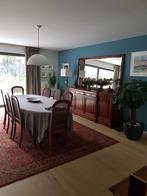 Volledige eetkamer in kerselaar, Huis en Inrichting, Ophalen, Gebruikt, Klassiek, 8 stoelen of meer