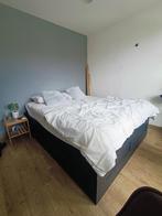 Brimnes bed IKEA met lades 160x200, Noir, Utilisé, Enlèvement ou Envoi
