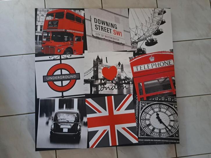 Kader Londen. Londen eye, Big Ben klok, Huis en Inrichting, Woonaccessoires | Wanddecoraties, Zo goed als nieuw, Ophalen of Verzenden