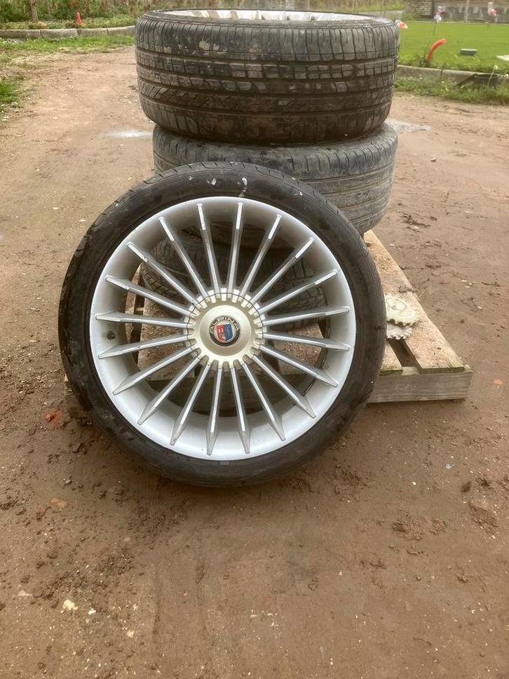Bmw alpina replica velgen 19”, Auto-onderdelen, Banden en Velgen, Velg(en), Zomerbanden, 19 inch, 245 mm, Personenwagen, Gebruikt
