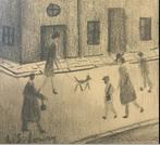 Laurence Stephen Lowry Pencildrawing "" Streetlife "" 24 x 2, Verzenden