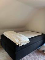 Boxspring, Huis en Inrichting, Slaapkamer | Boxsprings, Ophalen, Zwart, 140 cm, Zo goed als nieuw