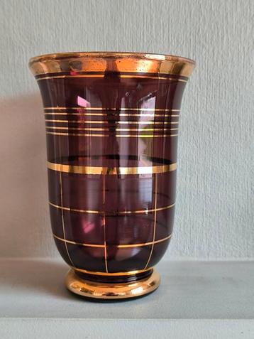 Booms glas vaas art deco beschikbaar voor biedingen