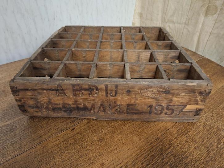 Oude bierbak Abdij Westmalle, 1957, Antiek en Kunst, Curiosa en Brocante, Ophalen of Verzenden