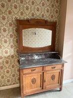 Spiegel console met marmer, Ophalen of Verzenden