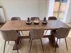 Kloostertafel en teak salontafel, Huis en Inrichting, Tafels | Eettafels, Ophalen, Gebruikt