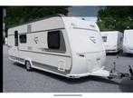 Fendt Saphir 550 van 2015, Caravans en Kamperen, Caravans, Schokbreker, Treinzit, Particulier, Dwars-stapelbed