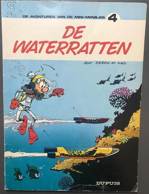 Mini-mensjes, album 4: De Waterratten., Boeken, Stripverhalen, Gelezen, Eén stripboek, Ophalen of Verzenden