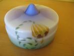 Art Deco glazen snoepdoos, Ophalen of Verzenden