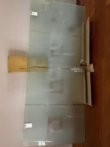 Glazen deur 201 x 83 cm