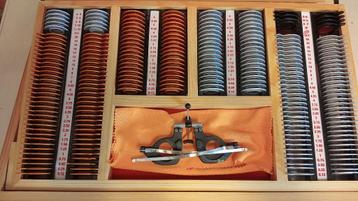 228 pcs Optical Trial Lens Set Kit in Wooden Case beschikbaar voor biedingen