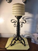 Fer forgé opalin, Maison & Meubles, Lampes | Lampes de table, Enlèvement ou Envoi, Utilisé, Métal, 50 à 75 cm