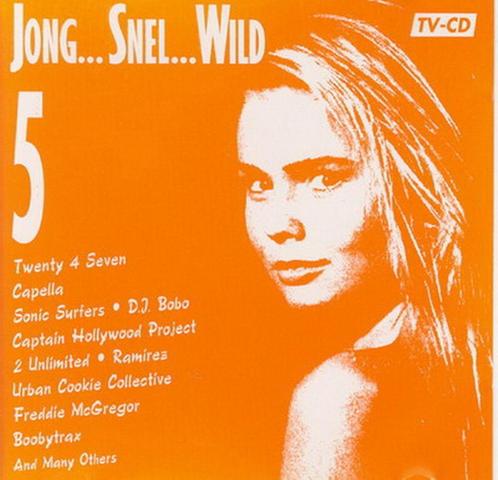 CD * JONG...SNEL...WILD - Vol. 5, Cd's en Dvd's, Cd's | Pop, Zo goed als nieuw, 1980 tot 2000, Ophalen of Verzenden