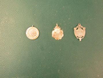 Antieke zilveren medailles P. Vermetten zwemmen beschikbaar voor biedingen