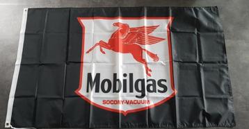 Mobilgas garage reclame decoratie vlag vlaggen beschikbaar voor biedingen