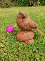 tuinbeeld vogel op rots , gietijzer, Ophalen of Verzenden, Nieuw, Steen
