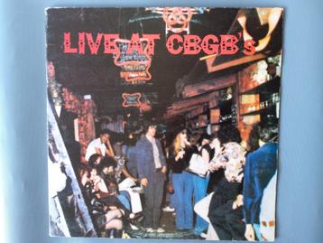 LIVE AT CBGB ´S THE HOME OF UNDERGROUND ROCK  beschikbaar voor biedingen