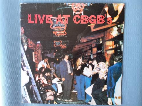 LIVE AT CBGB ´S THE HOME OF UNDERGROUND ROCK, Cd's en Dvd's, Vinyl | Rock, Zo goed als nieuw, Ophalen of Verzenden