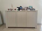 Commode met legplanken in grenenhout grijs patine, Huis en Inrichting, Ophalen, Met plank(en), Gebruikt, 100 tot 150 cm
