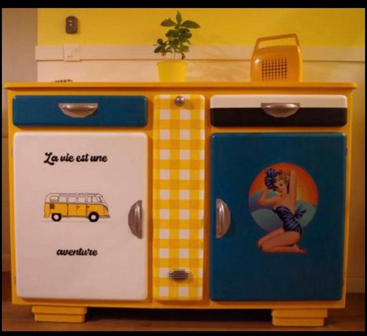 Meuble buffet mado combi VW neuf, Huis en Inrichting, Kasten | Buffetkasten, Nieuw, Eikenhout, Ophalen