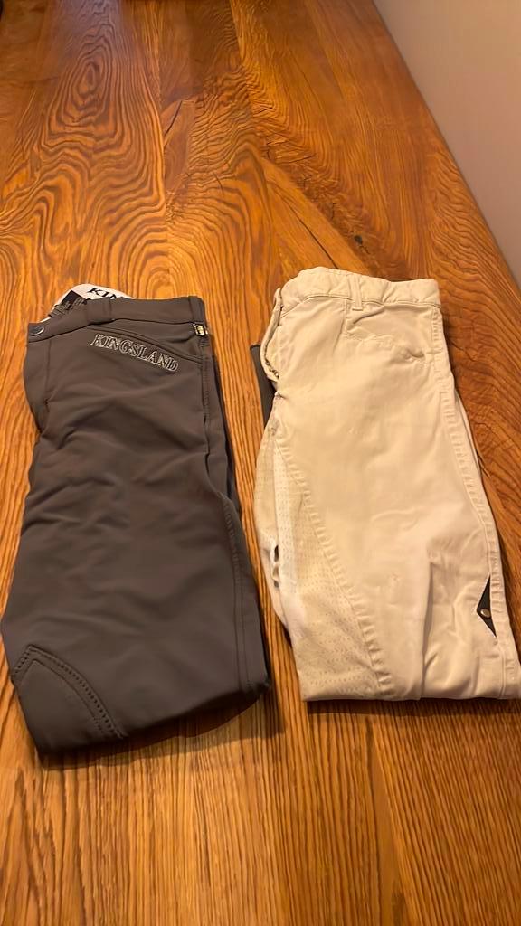 Heren Rijbroeken Kingsland & Equiline, Dieren en Toebehoren, Paardrijkleding, Gebruikt, Heren, Onderkleding, Springen, Ophalen of Verzenden