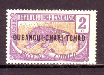 Postzegels Frankrijk : kolonies Tchad / Togo beschikbaar voor biedingen