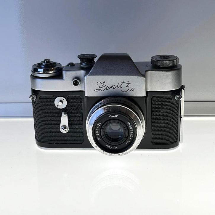 Zenit 3M analoge 35mm camera + Industar-50mm, Audio, Tv en Foto, Fotocamera's Analoog, Gebruikt, Spiegelreflex, Overige Merken