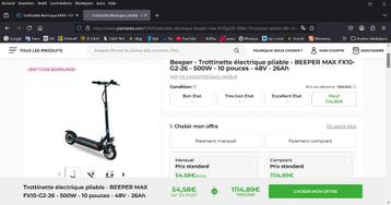 E-step Beeper Max in perfecte staat te koop. beschikbaar voor biedingen