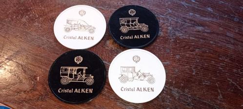 Brouwerij: bier, plastic onderzetter, Cristal Alken, Verzamelen, Biermerken, Viltje(s), Ophalen of Verzenden