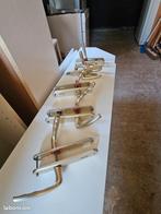 8 Poignées de portes intérieures en inox, Bricolage & Construction, Enlèvement, Utilisé, Inox, Autres types